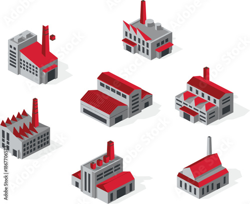 Isometric artist studio set, painters with easel and palette, digital illustrator at computer desk, cad drawing flat vector illustration, isolated.