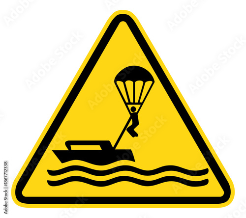 DANGER  parachute ascensionnel