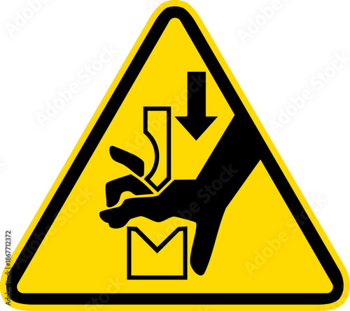 Danger risque d'écrasement