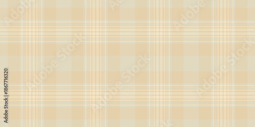 Rest check textile vector, multicultural texture seamless background. Sheet pattern plaid fabric tartan in light and wheat colors.