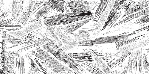 Vector brush stroke texture. Distressed uneven grunge background. Abstract vector illustration. Overlay over any design to create interesting effect and depth. Black isolated on white. EPS10