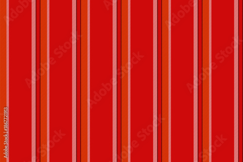 Dribal vertical textile lines, india stripe seamless vector. Vnot background fabric texture pattern in red and white colors.