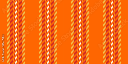 Vid texture stripe lines, post pattern background vertical. Furtain vector textile seamless fabric in bright and red colors.