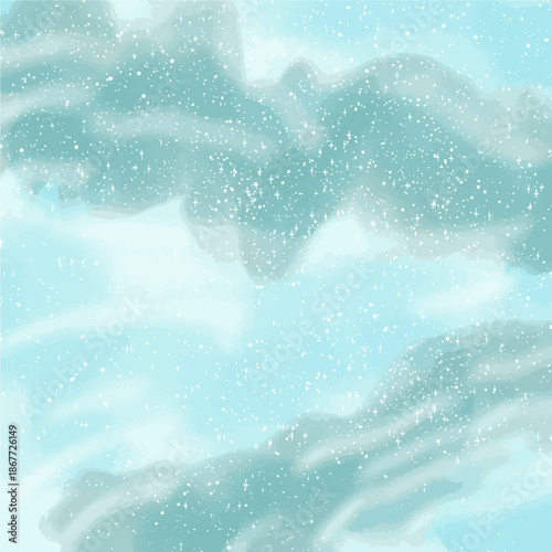 Soft Blue Ocean Water Texture Background Illustration