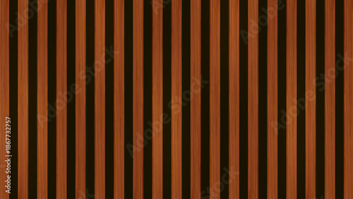 Wooden stripe pattern. Wood texture wall with vertical planks. Wooden panel wall background. Oak floor