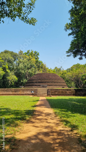 Pidurangala Rock historic Stupa, Sri Lanka.