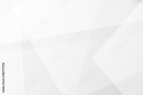 Modern abstract grey and white polygonal shapes creating clean vector background, EPS 10.