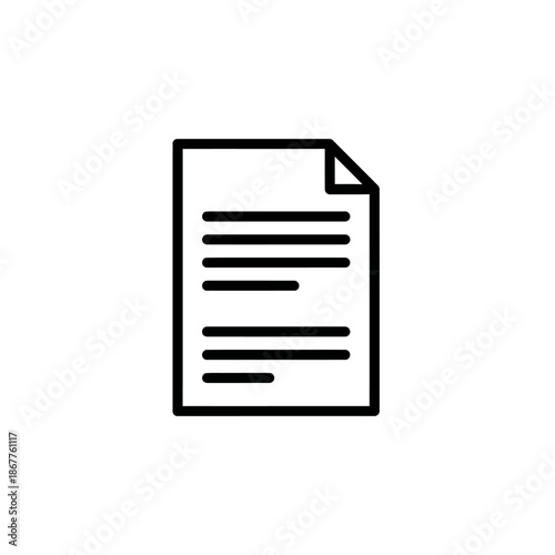 Professional Document with Text and Notepad for Business or Office Use