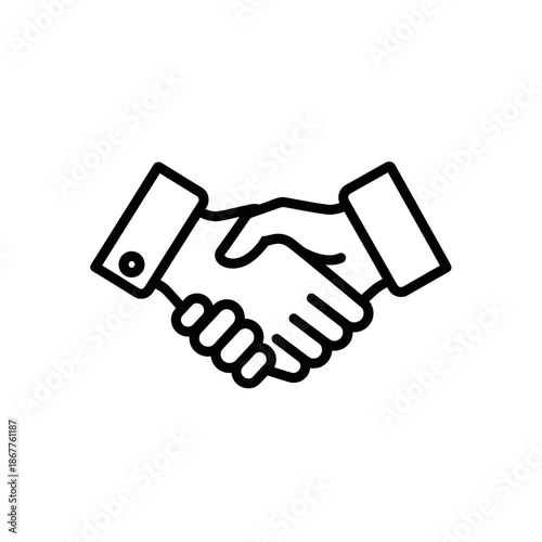 Professional Handshake Communication for Business Collaboration and Agreements