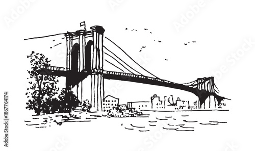 Brooklyn Bridge in New York