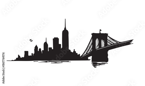 Brooklyn Bridge in New York	
