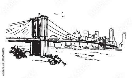 Brooklyn Bridge in New York