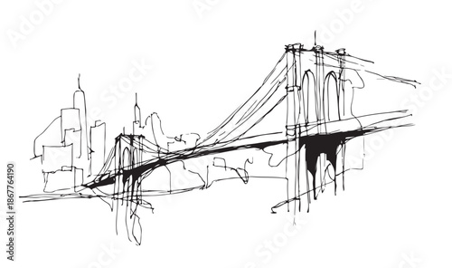 Brooklyn Bridge in New York	
