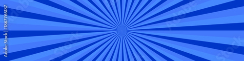 Blue starburst background design  - abstract vector illustration