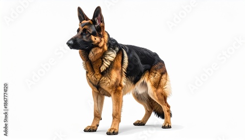 Perro ovejero alemán 5, manto negro