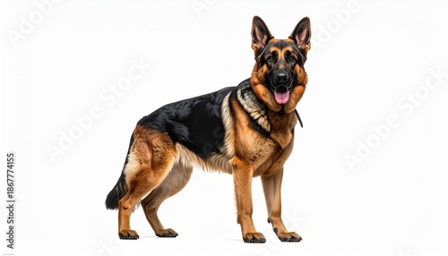 Perro ovejero alemán 3, manto negro
