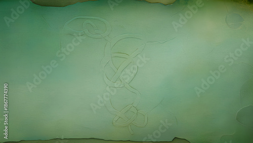 St. Patrick’s Day Emerald Green Minimal Background