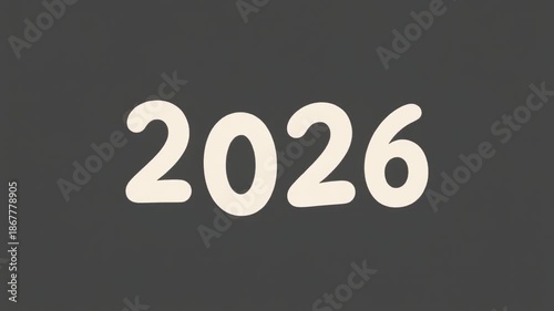 Year 2026 numeric display