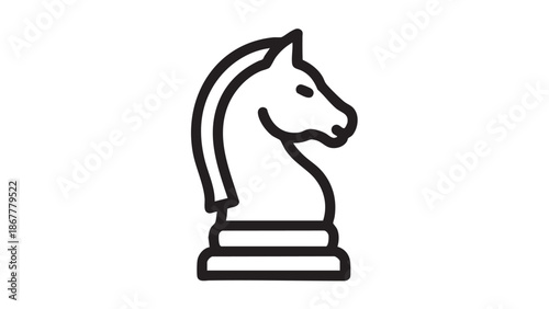 A simple line drawing of a small boat with oars on a white background