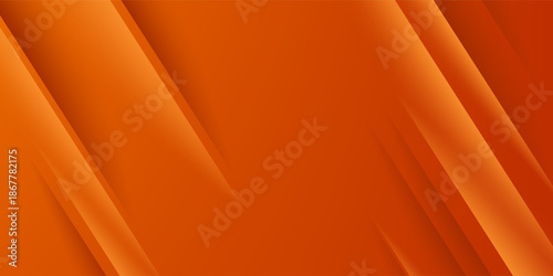 Modern abstract gradient orange background concept with papercut geometric shapes and shadow decoration eps10 vector