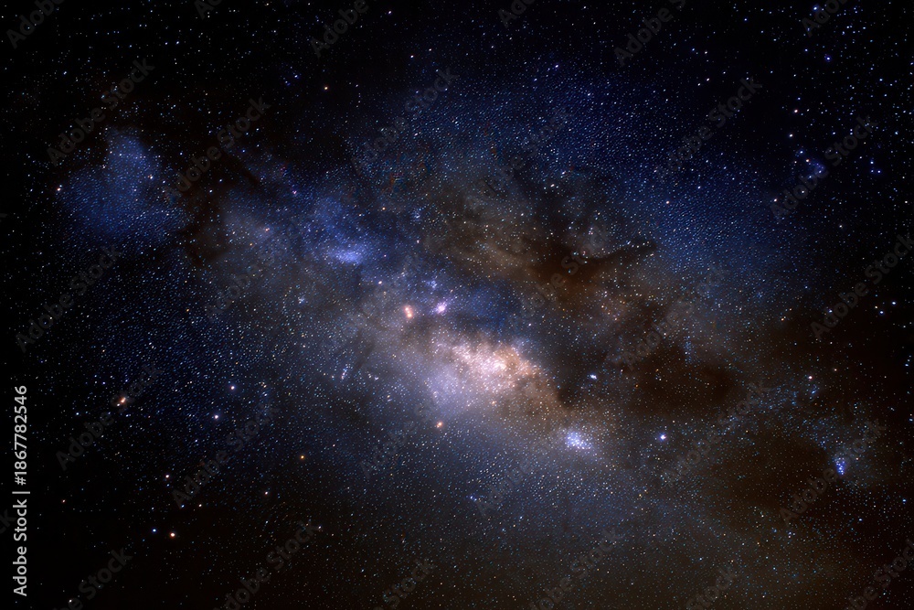 Obraz premium starfield cosmic dust