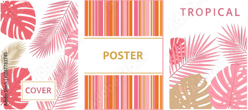 Set of festive Merry Christmas greeting cards with hand drawn illustrations of holiday wreaths, gingerbread men, decorated trees, ornaments, and winter seasonal floral banners