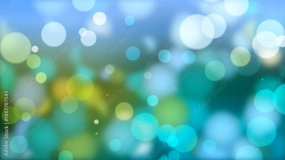 Obraz premium 4K colorful abstract background with soft bokeh light effects, ideal for luxury design projects, festive holiday graphics, elegant presentations, digital wallpapers, marketing materials