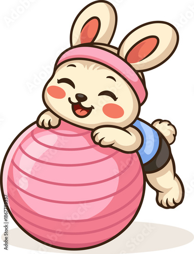 cute_bunny_fitness_ball_exercise
