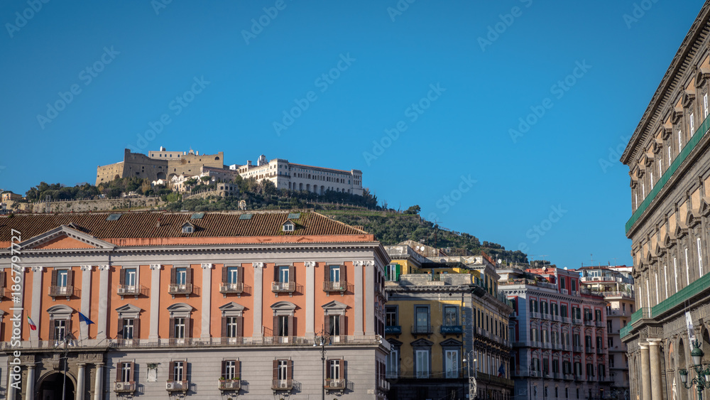 Fototapeta premium Views from the city of Naples, Italy