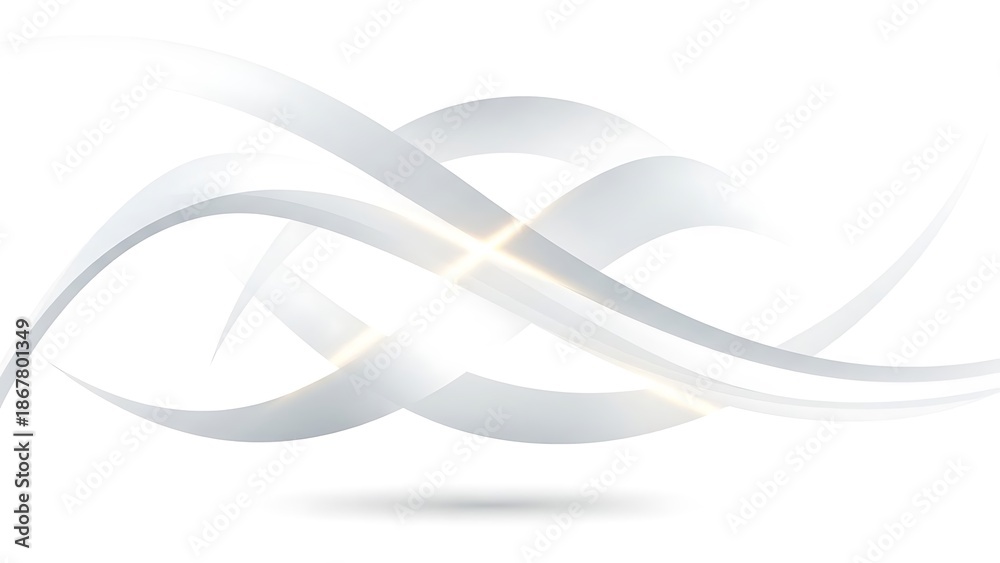 Fototapeta premium Abstract and elegant lines with subtle highlights
