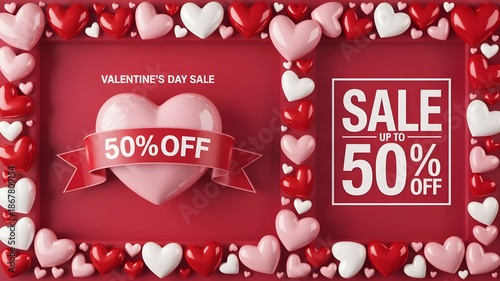 Valentine's day sale up to 50 off hearts and gifts