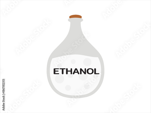 Ethanol Ethyl Alcohol C2H5OH Clip Art Illustration
