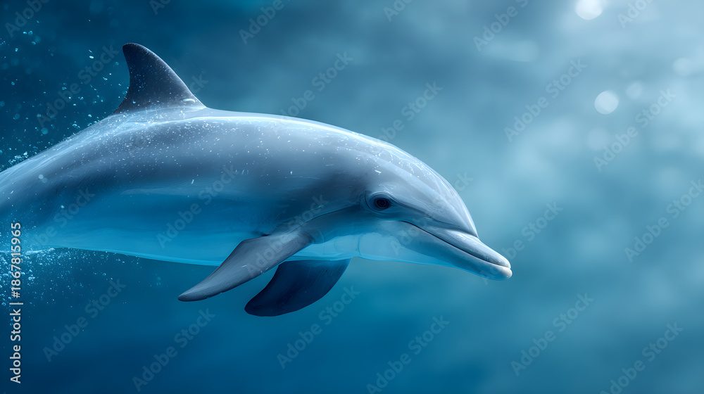 Obraz premium dolphin in the water