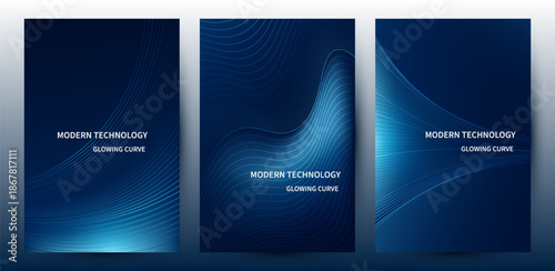 Modern abstract technology background With blue tech banner, corporate business concept, Digital Ads, business presentation or tech event poster