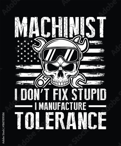 Machinist tshirt born to cut metal forced to socialize