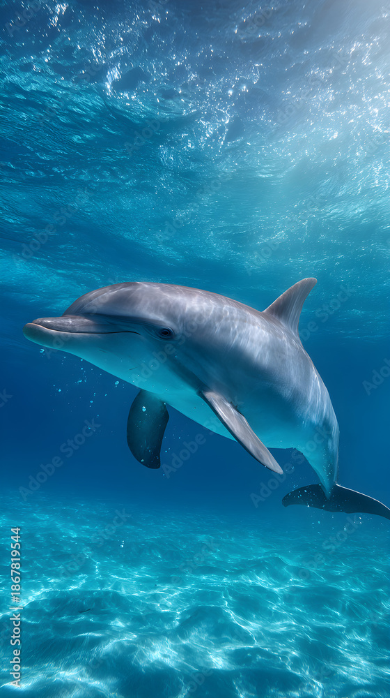 Obraz premium dolphin in the water