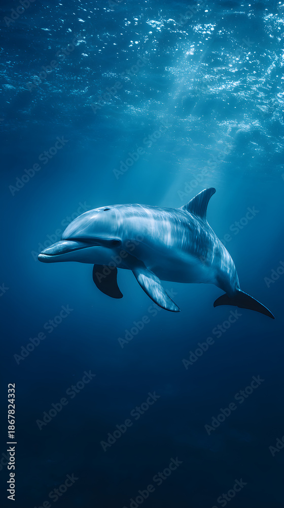 Fototapeta premium dolphin in the sea