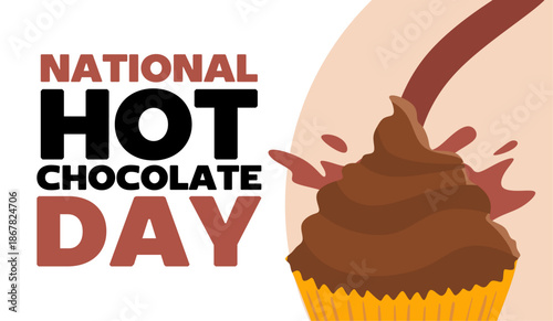 National Hot Chocolate Day with delicious chocolate