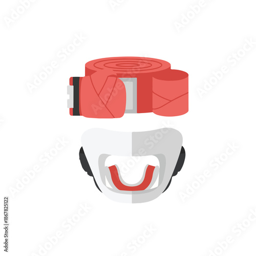 welding mask and hose for industrial work.