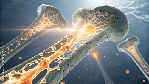Dissolving Bone Tissue With Flowing Calcium Streams