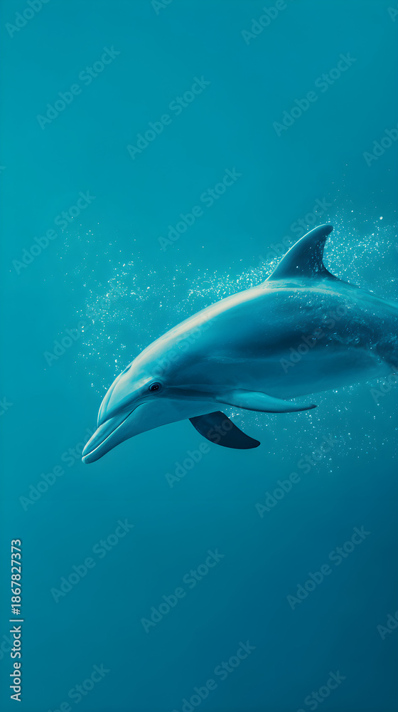 Fototapeta premium dolphin in the water