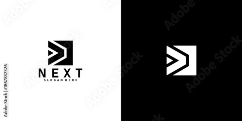 next move logo design vector art