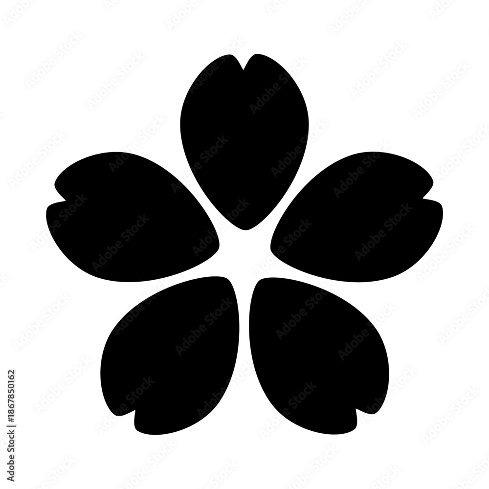 Obraz premium 桜のアイコン_ベクターイラスト