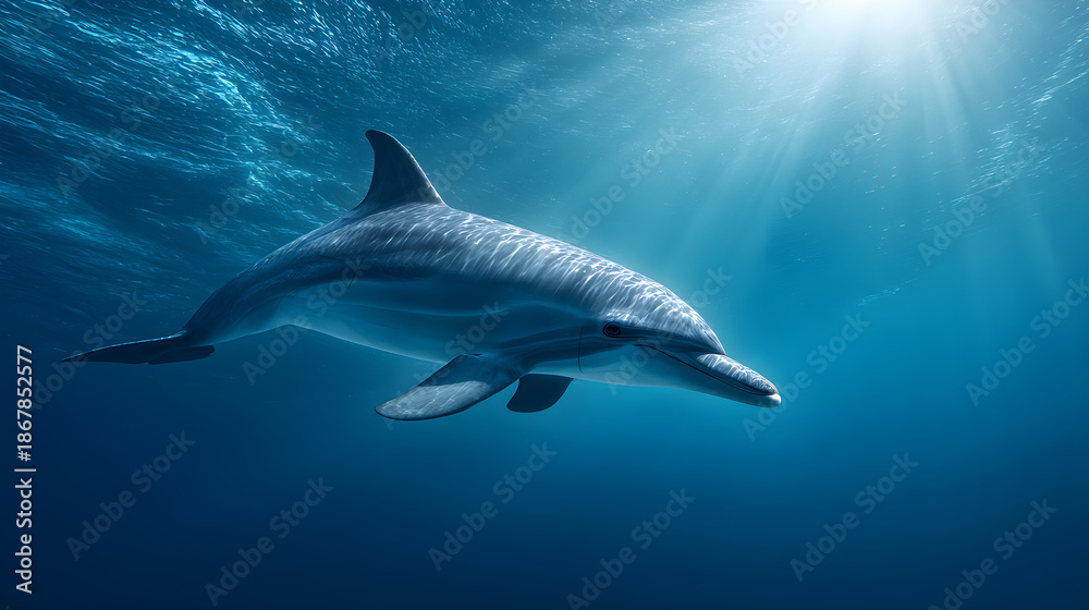 Fototapeta premium Dolphin in the water