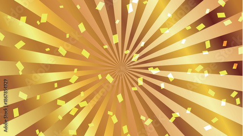 太陽　スクリーントーン　紙吹雪　背景