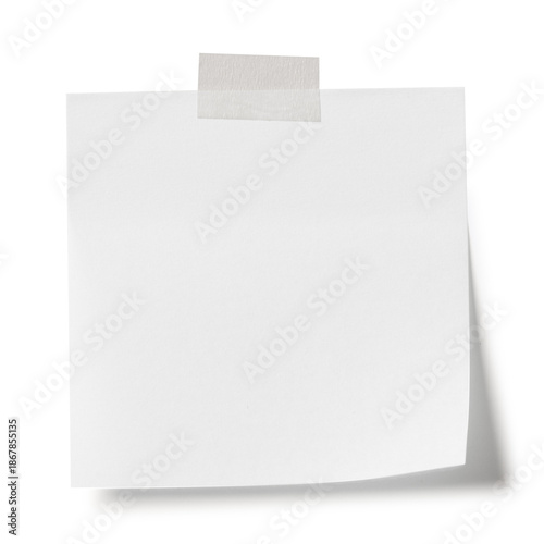 Sticky note reminder. Post it note paper. Yellow sheets for notes isolated with clipping path on background.