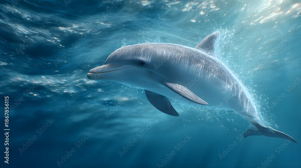 Fototapeta premium dolphin in the water