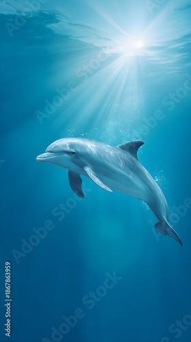 dolphin in the water