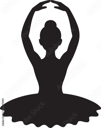 Graceful Ballet Dancer Silhouette