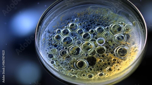 Glycolysis process visualization showing glucose breakdown, metabolic pathways, and cellular energy production